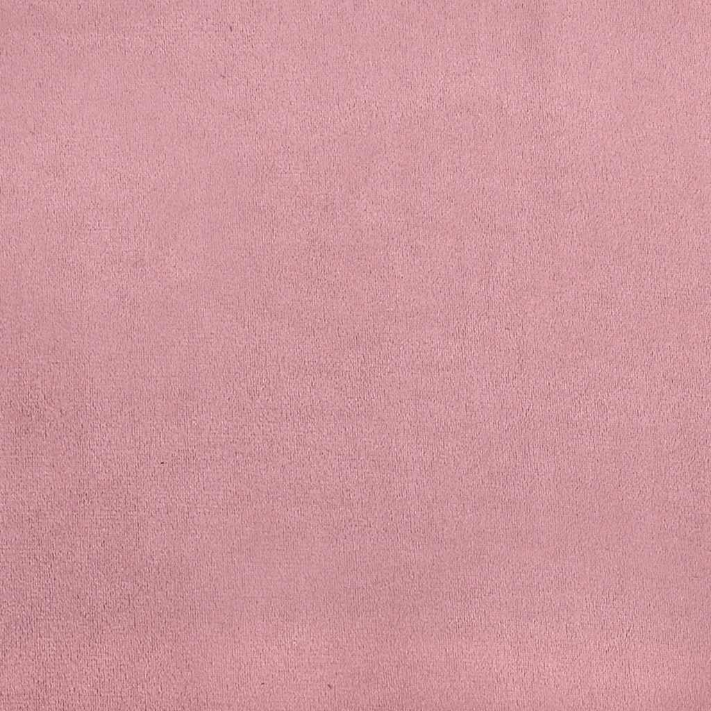 Giroletto a Molle con Materasso Rosa 200x210 cm in Velluto