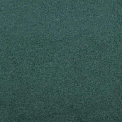 Giroletto a Molle con Materasso Verde Scuro 80x210 cm Velluto