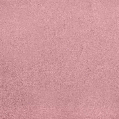 Giroletto a Molle con Materasso Rosa 100x220 cm in Velluto