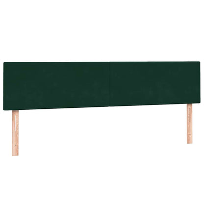 Giroletto a Molle con Materassi Verde Scuro 180x220 cm Velluto | homemem39