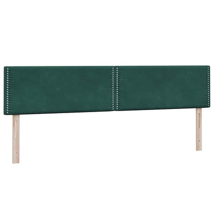 Giroletto a Molle con Materassi Verde Scuro 180x220 cm Velluto | homemem39