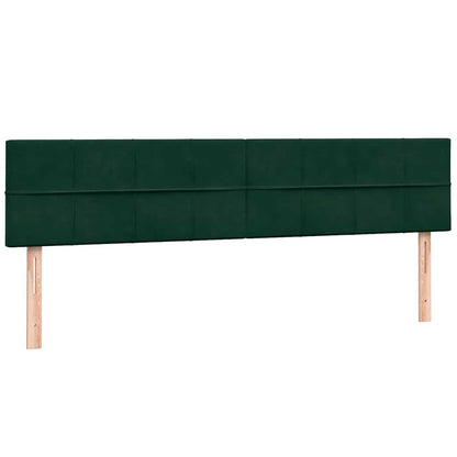 Giroletto a Molle con Materassi Verde Scuro 180x220 cm Velluto | homemem39