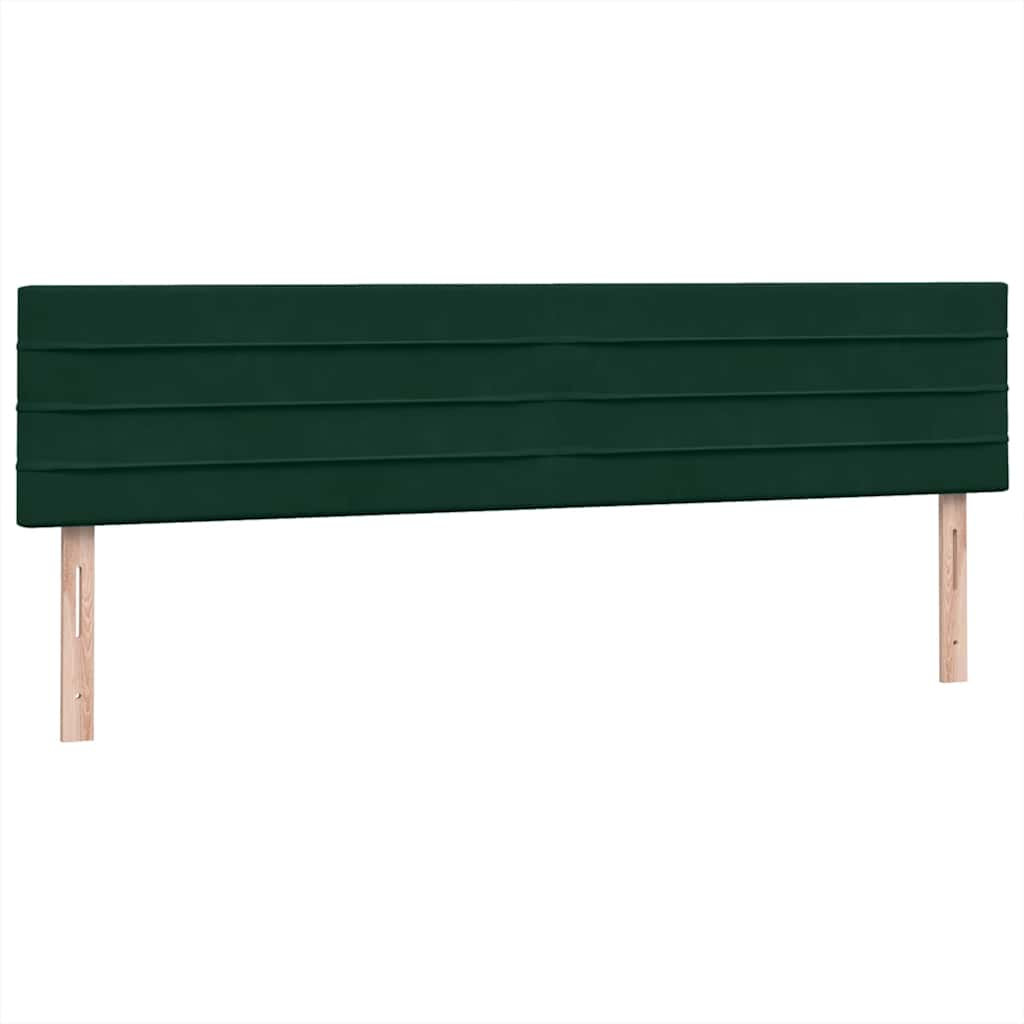 Giroletto a Molle con Materassi Verde Scuro 180x220 cm Velluto | homemem39