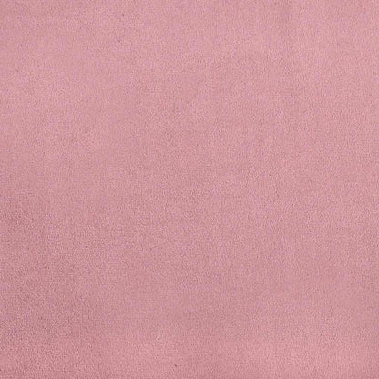 Giroletto a Molle con Materasso Rosa 160x210 cm in Velluto | homemem39