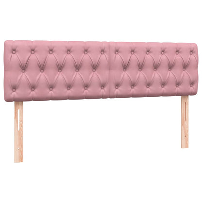 Giroletto a Molle con Materasso Rosa 140x220 cm in Velluto | homemem39