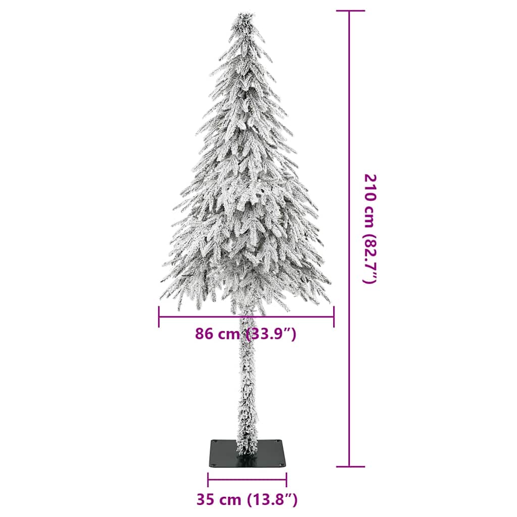 Albero di Natale artificiale Bianco 86 x 86 x 210 cm | homemem39