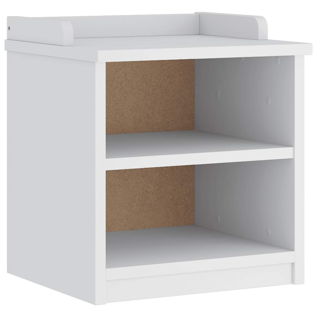 Panca da Corridoio SANDNES Bianca 45x40x50 cm in Legno di Pino | homemem39