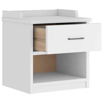 Panca da Corridoio SANDNES Bianca 45x40x50 cm in Legno di Pino | homemem39