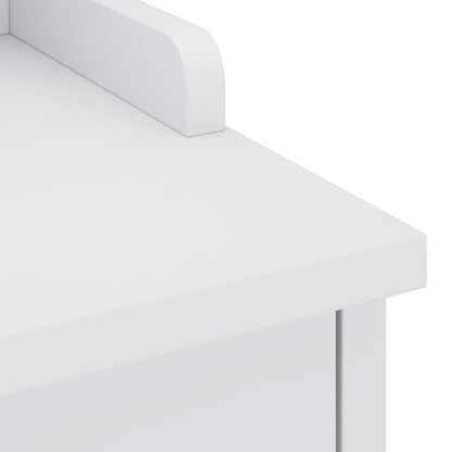 Panca da Corridoio SANDNES Bianca 45x40x50 cm in Legno di Pino | homemem39