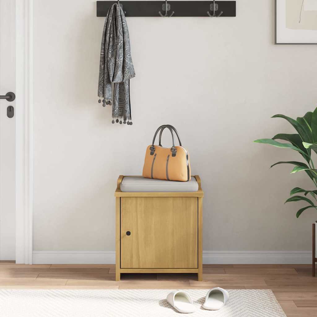 Panca da Corridoio SANDNES 45x40x50 cm Legno Massello di Pino | homemem39
