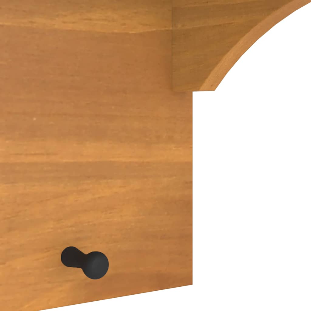 Appendiabiti da Parete SANDNES 43x30x42 cm in Legno di Pino