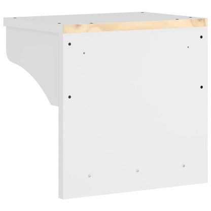 Appendiabiti da Parete SANDNES Bianco 43x30x42 cm Legno di Pino - homemem39