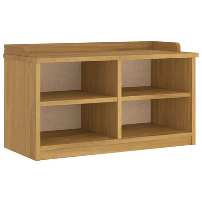Panca da Corridoio SANDNES 87x40x50 cm Legno Massello di Pino | homemem39