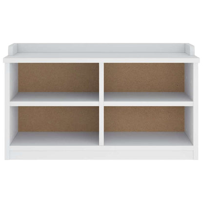 Panca da Corridoio SANDNES Bianca 87x40x50 cm in Legno di Pino | homemem39
