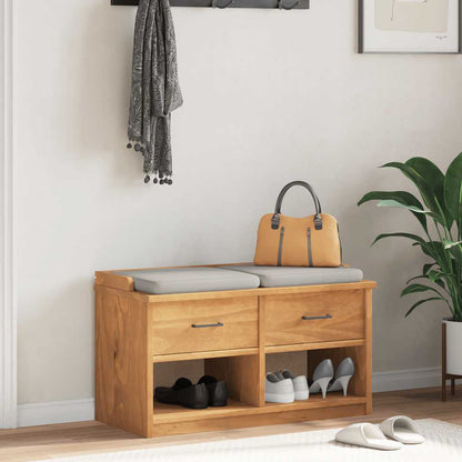 Panca da Corridoio SANDNES 87x40x50 cm Legno Massello di Pino | homemem39
