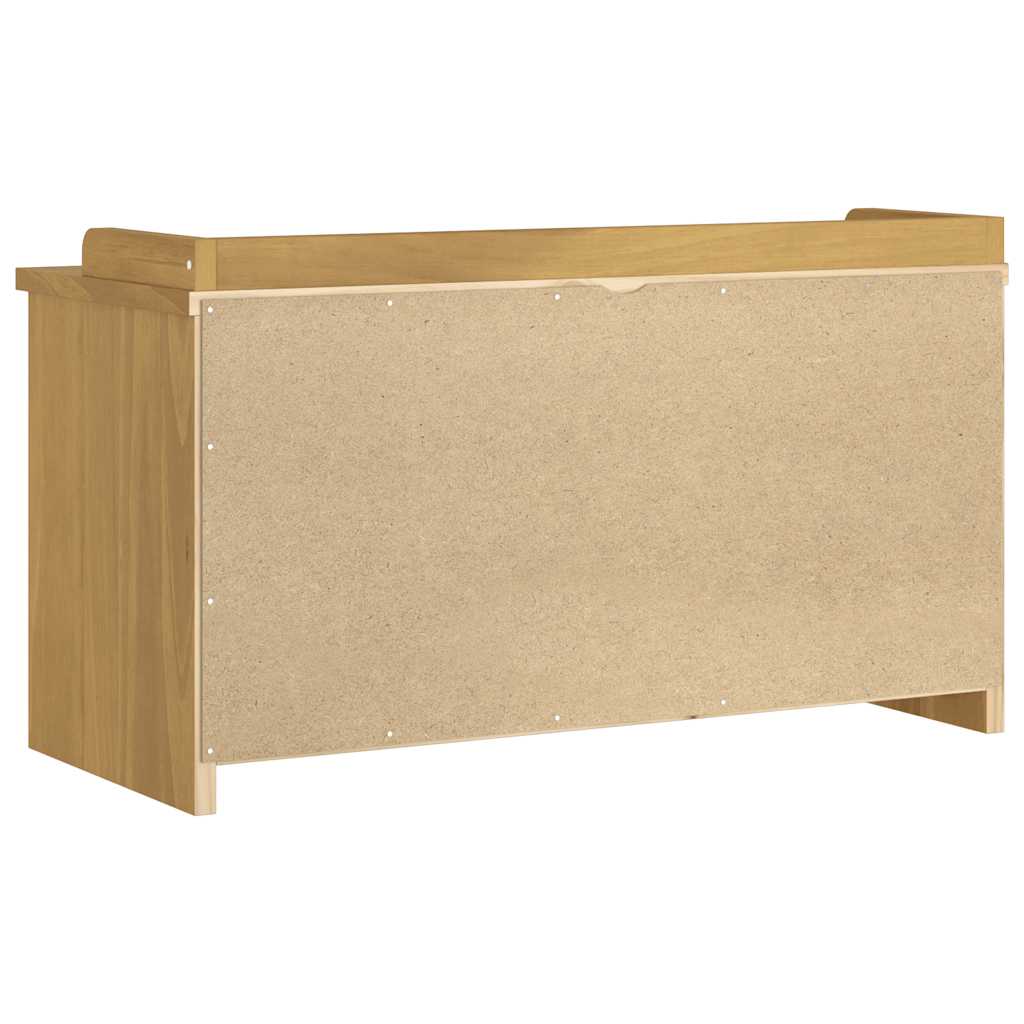 Panca da Corridoio SANDNES 87x40x50 cm Legno Massello di Pino | homemem39