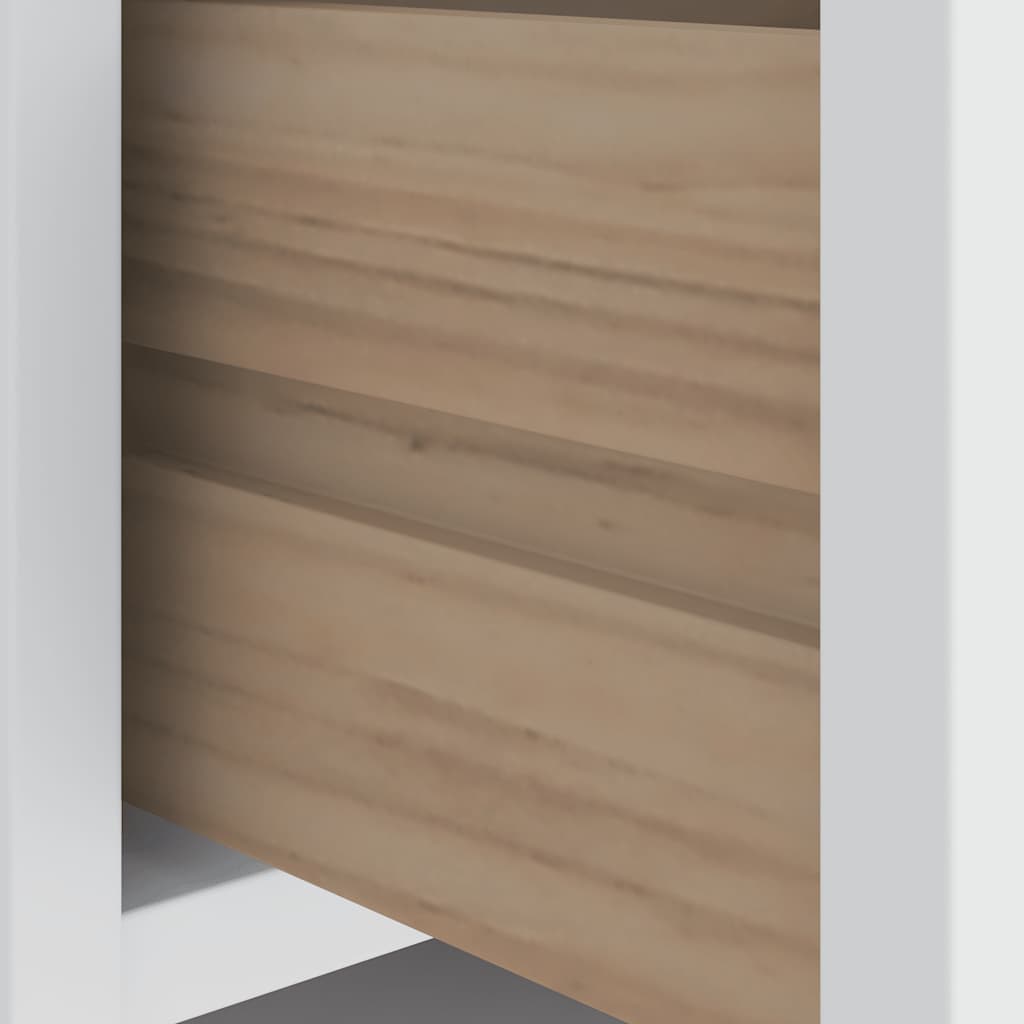 Panca da Corridoio SANDNES Bianca 87x40x50 cm in Legno di Pino | homemem39