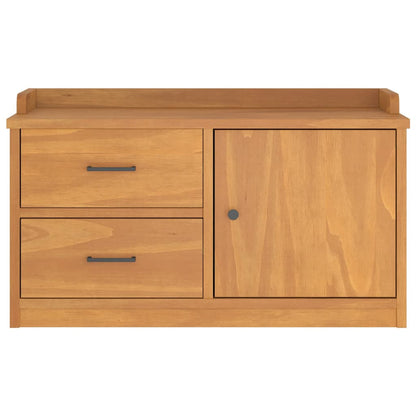 Panca da Corridoio SANDNES 87x40x50 cm Legno Massello di Pino | homemem39