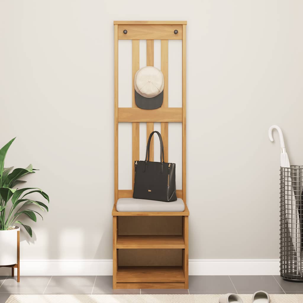 Albero da Ingresso SANDNES 45x40x159,5 cm in Legno di Pino | homemem39