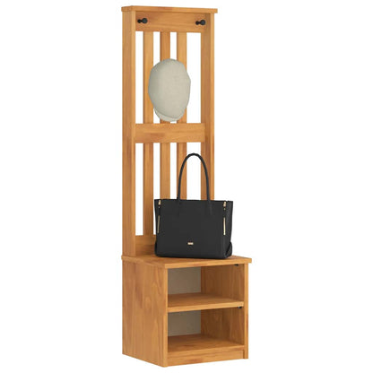 Albero da Ingresso SANDNES 45x40x159,5 cm in Legno di Pino