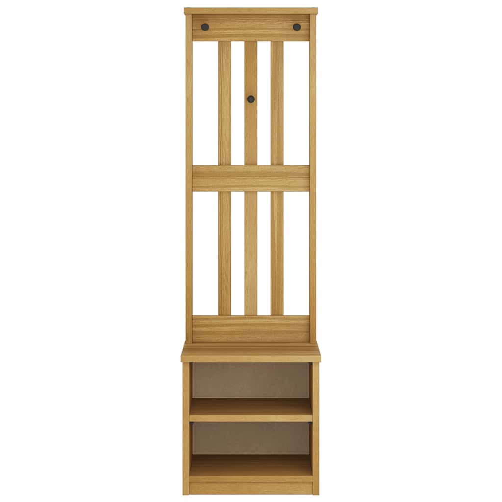 Albero da Ingresso SANDNES 45x40x159,5 cm in Legno di Pino | homemem39