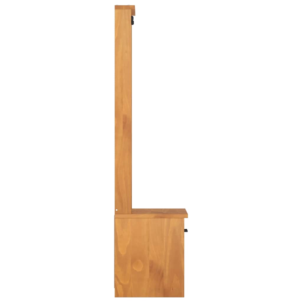 Albero da Ingresso SANDNES 45x40x159,5 cm in Legno di Pino