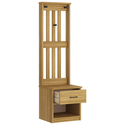Albero da Ingresso SANDNES 45x40x159,5 cm in Legno di Pino | homemem39