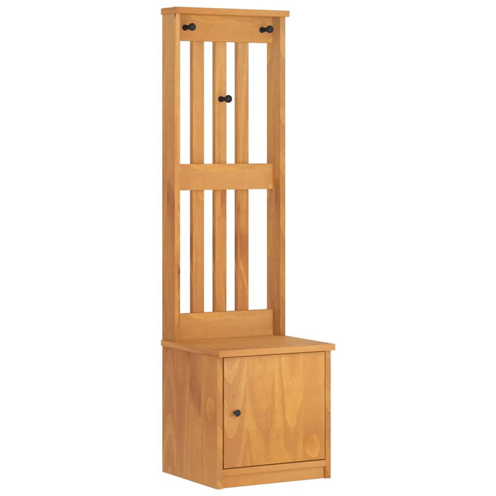 Albero da Ingresso SANDNES 45x40x159,5 cm in Legno di Pino | homemem39
