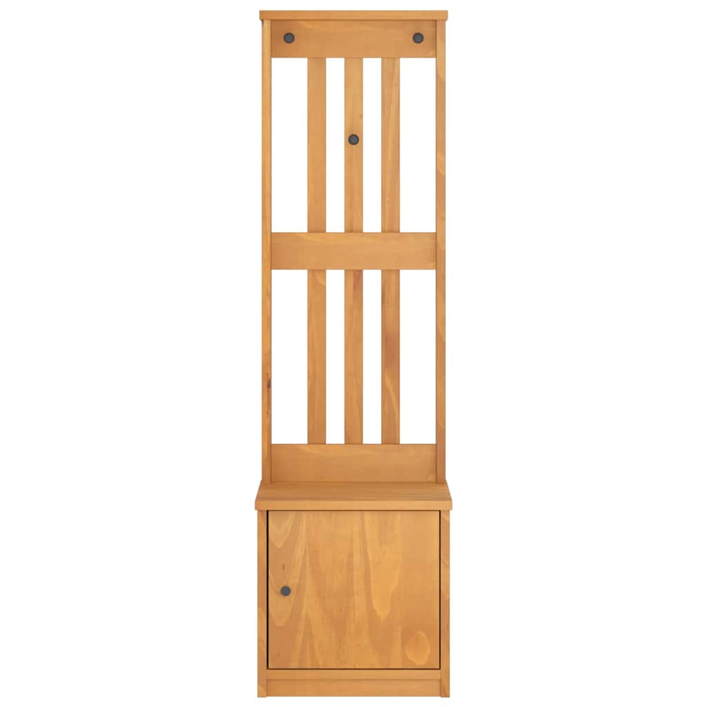 Albero da Ingresso SANDNES 45x40x159,5 cm in Legno di Pino | homemem39