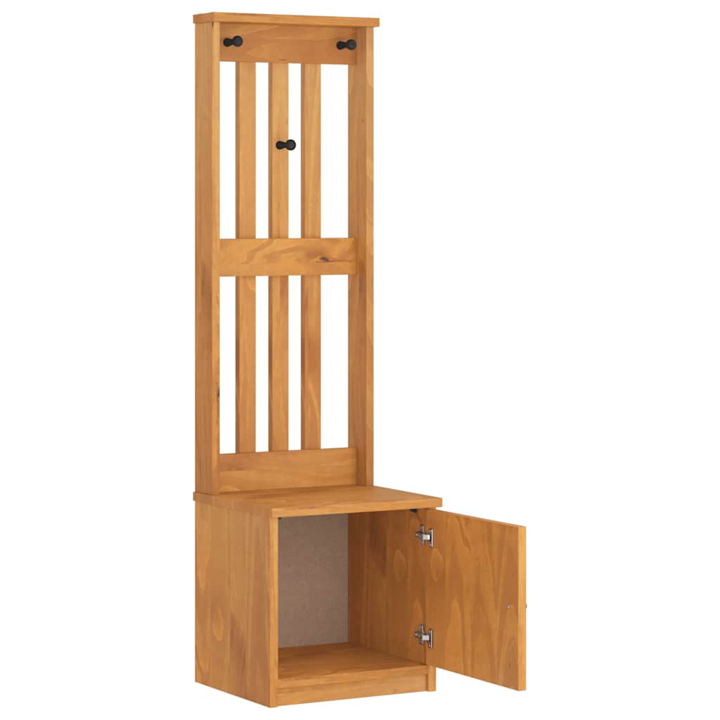 Albero da Ingresso SANDNES 45x40x159,5 cm in Legno di Pino | homemem39