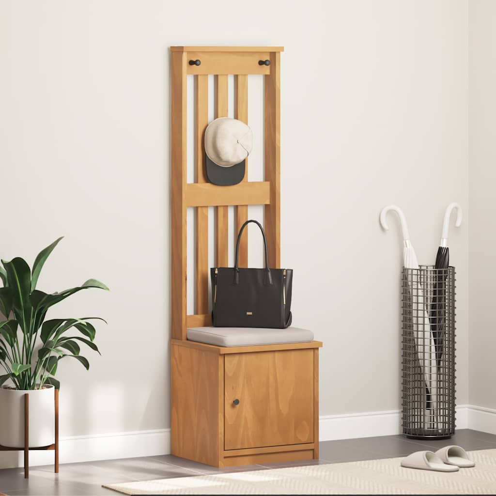 Albero da Ingresso SANDNES 45x40x159,5 cm in Legno di Pino | homemem39