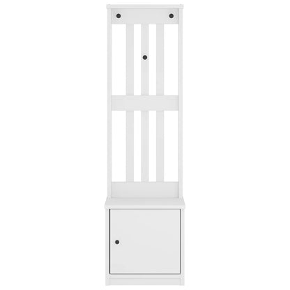 Albero da Ingresso SANDNES Bianco 45x40x159,5 cm Legno di Pino | homemem39