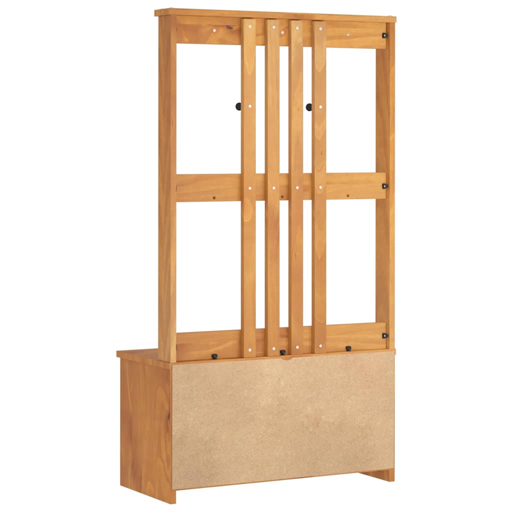 Albero da Ingresso SANDNES 87x40x159,5 cm in Legno di Pino