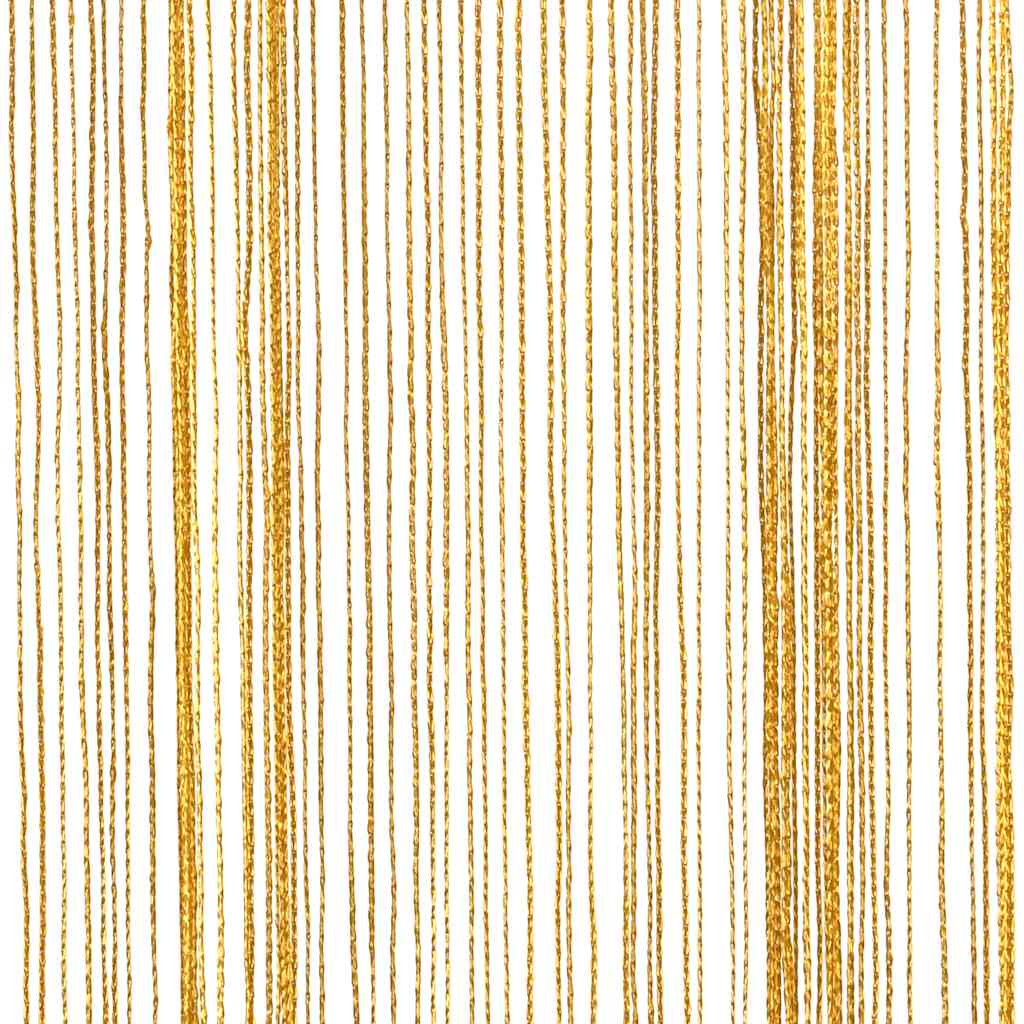 Tende a Filo 2 pz Oro 100x250 cm | homemem39