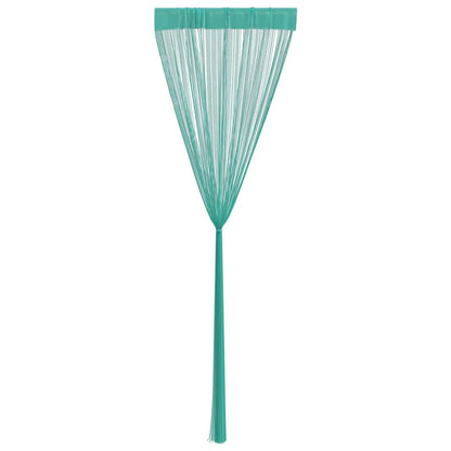 Tende a Filo 2 pz Turchese 100x250 cm | homemem39