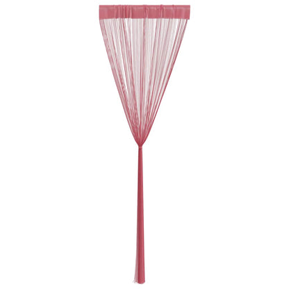 Tende a Filo 2 pz Rosa 140x250 cm | homemem39