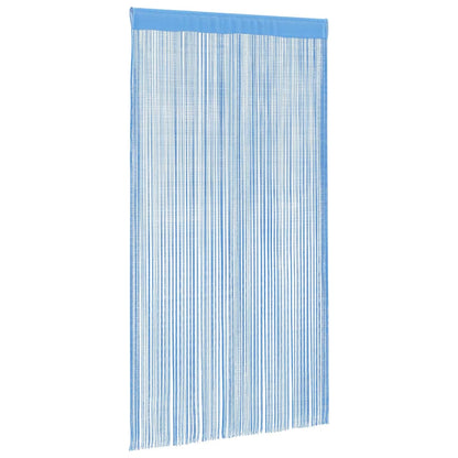 Tende a Filo 2 pz Azzurro 100x250 cm | homemem39