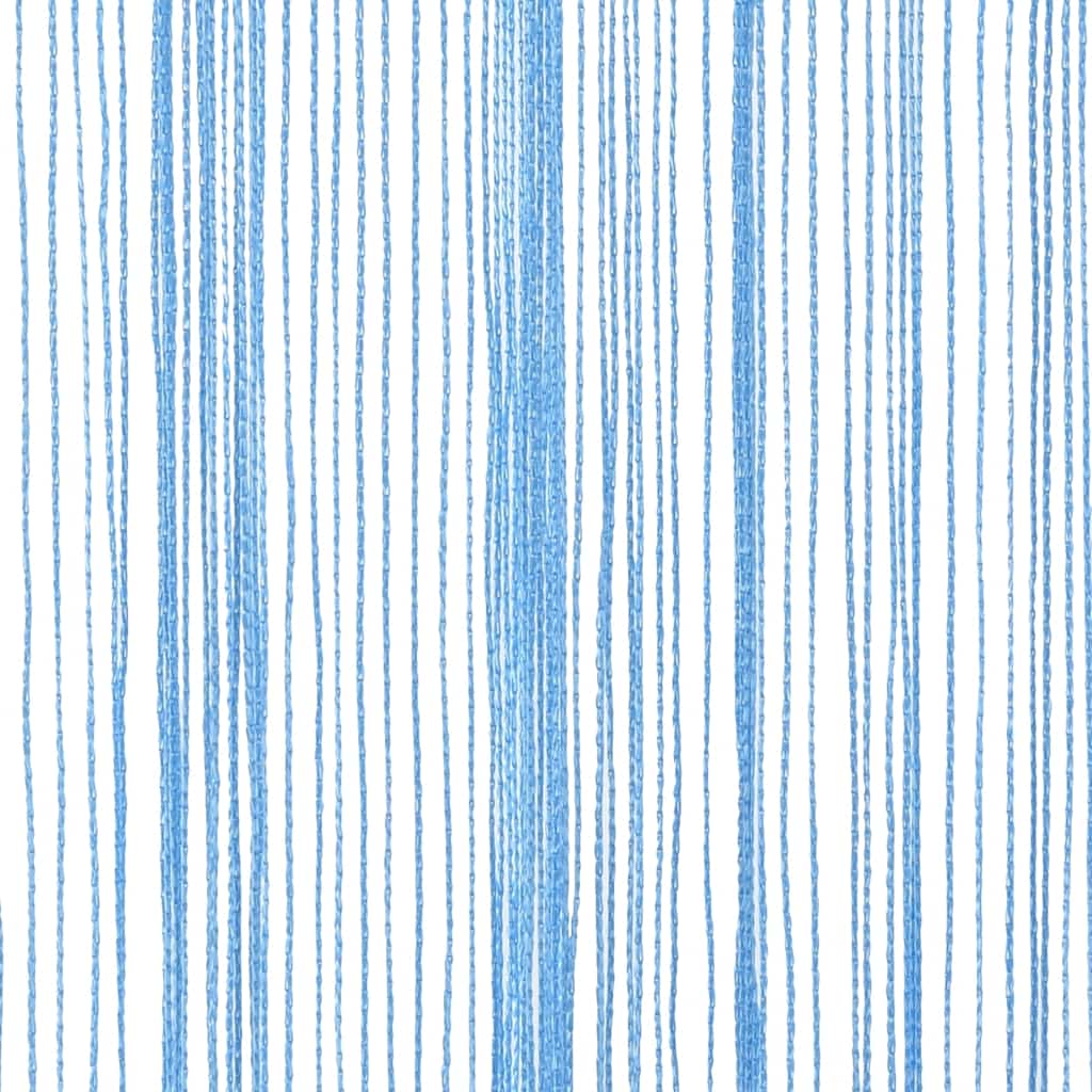 Tende a Filo 2 pz Azzurro 100x250 cm | homemem39