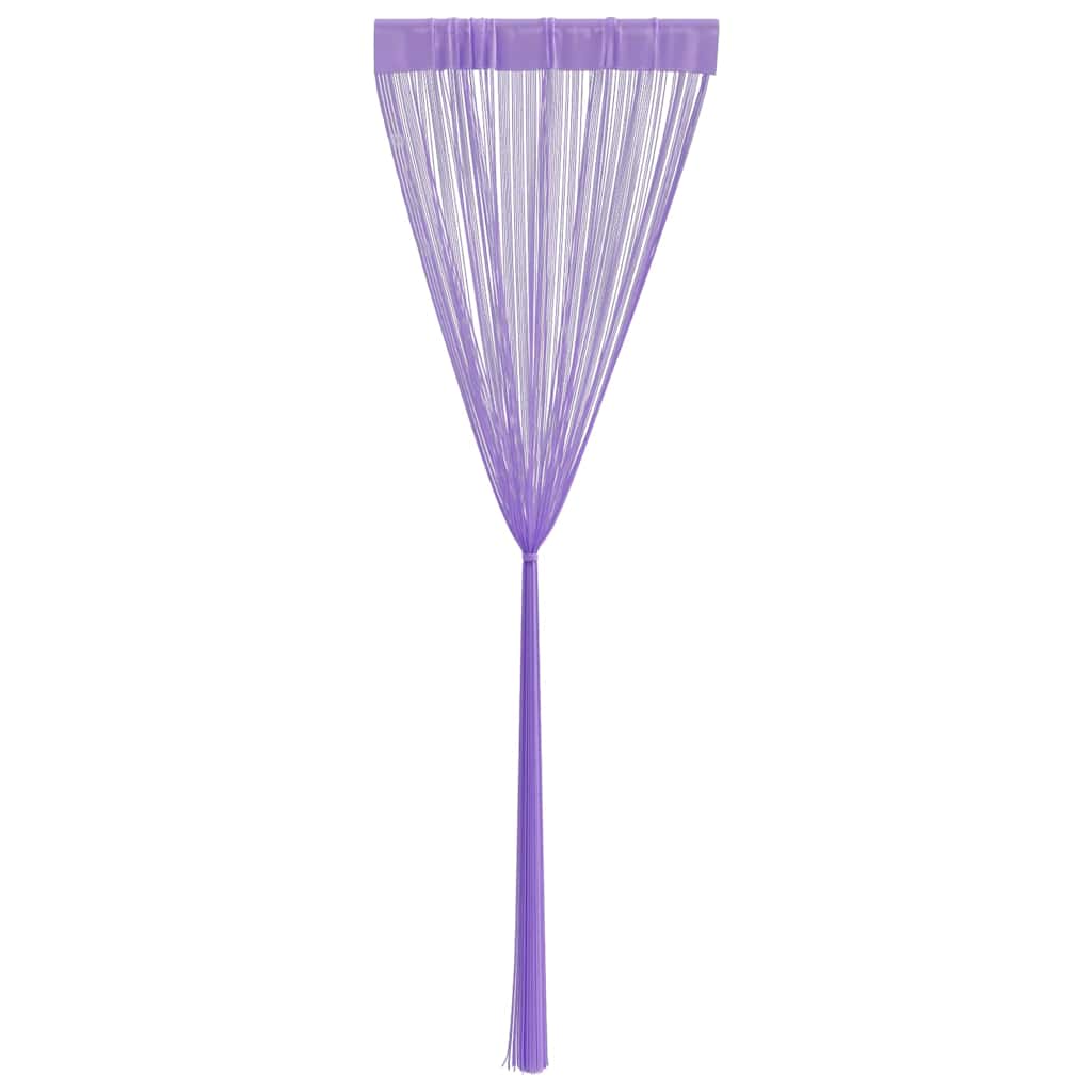 Tende a Filo 2 pz Viola 140x250 cm | homemem39