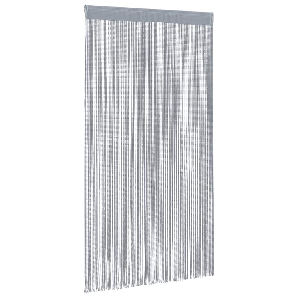Tende a Filo 2 pz Grigio Chiaro 100x250 cm | homemem39