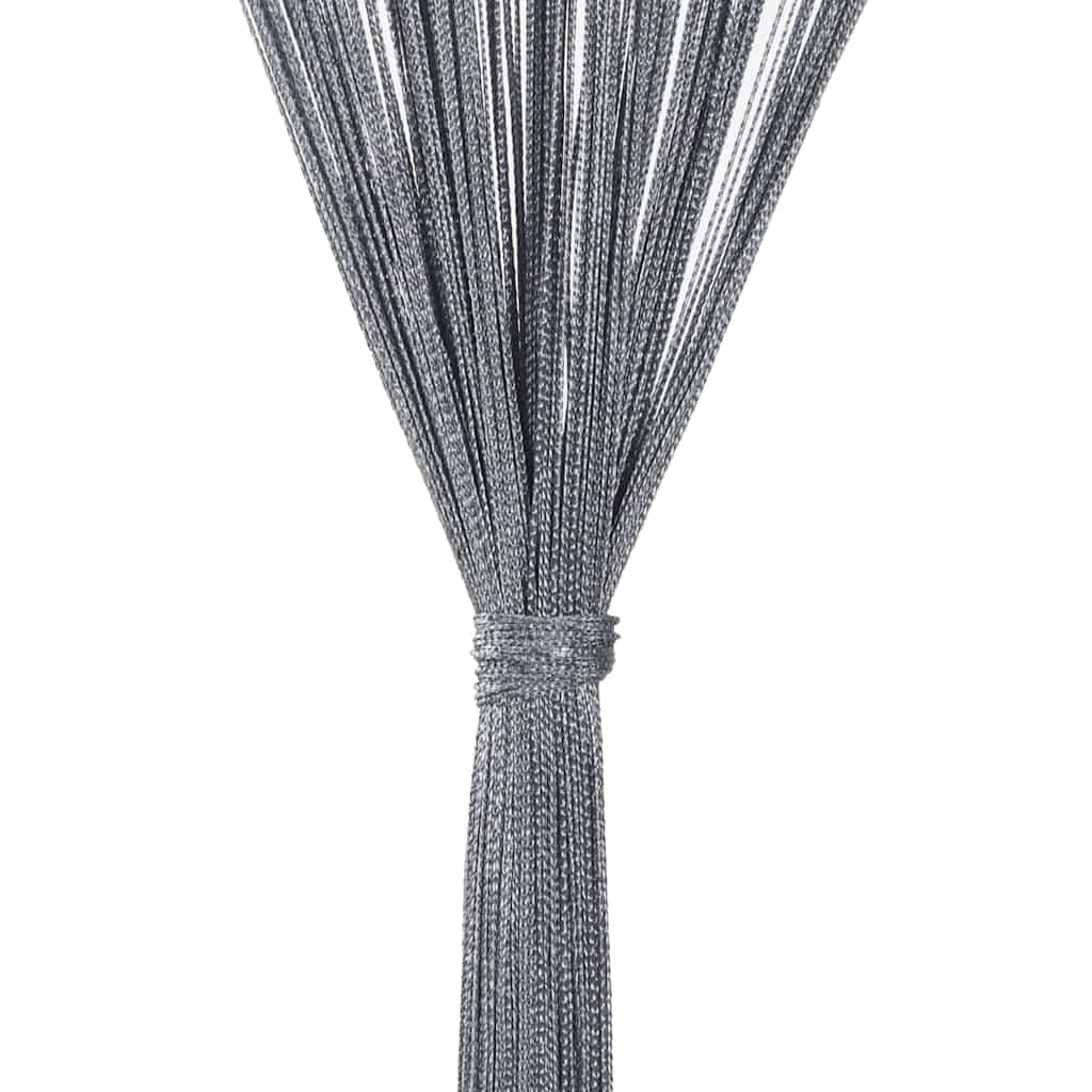 Tende a fili 2 pz Antracite 140x250 cm | homemem39