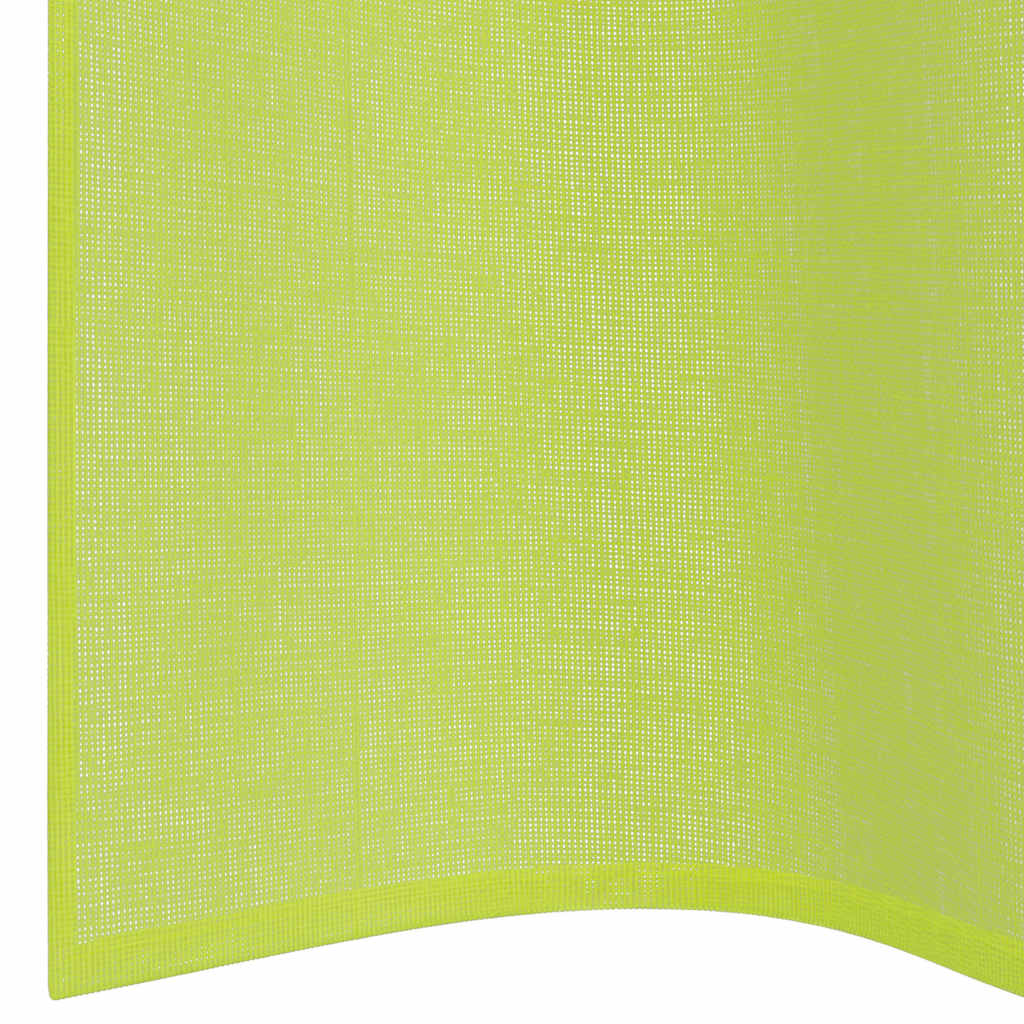 Tende in Voile con Occhielli 2 pz Verde Mela 140x175 cm | homemem39