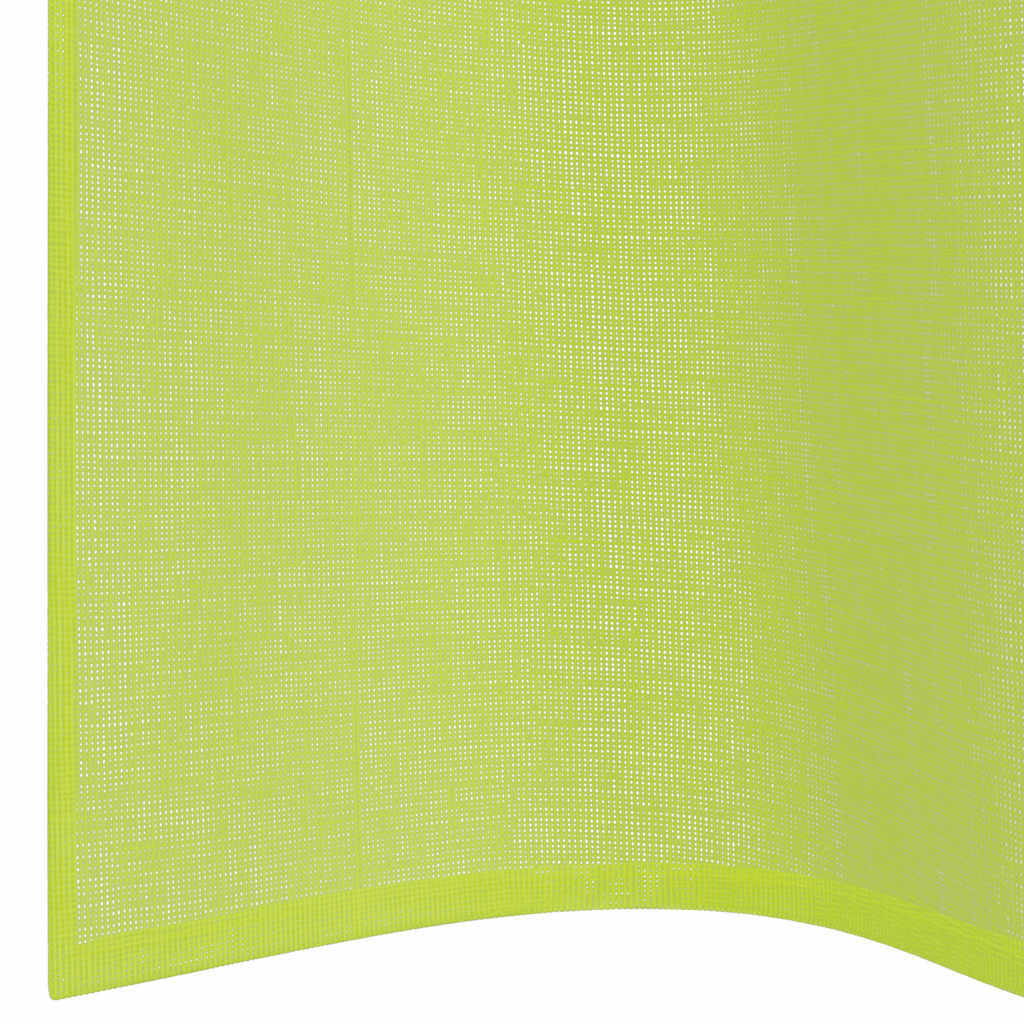 Tende in Voile con Occhielli 2 pz Verde Mela 140x225 cm | homemem39