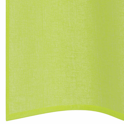 Tende in Voile con Occhielli 2 pz Verde Mela 140x300 cm | homemem39