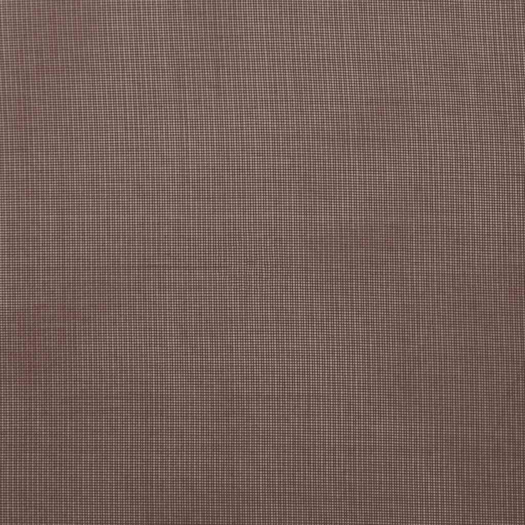 Tende in Voile con Occhielli 2 pz Marrone 140x140 cm | homemem39