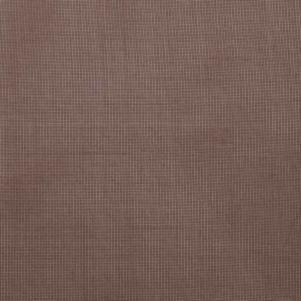 Tende in Voile con Occhielli 2 pz Marrone 140x300 cm