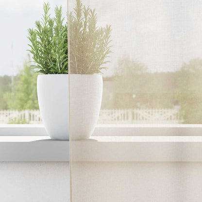 Tende in Voile con Occhielli 2 pz Crema 140x225 cm | homemem39