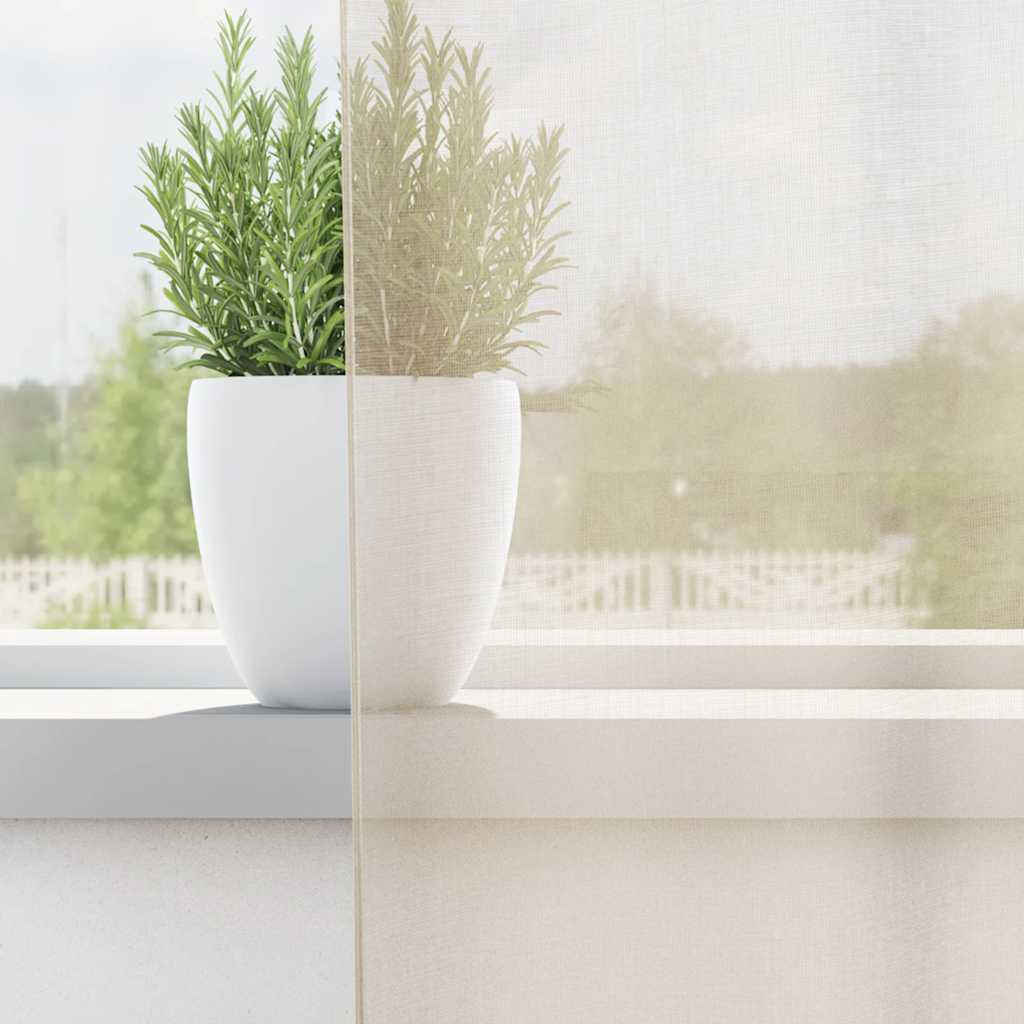 Tende in Voile con Occhielli 2 pz Crema 140x245 cm | homemem39