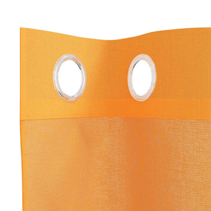 Tende in Voile con Occhielli 2 pz Arancio 140x175 cm | homemem39