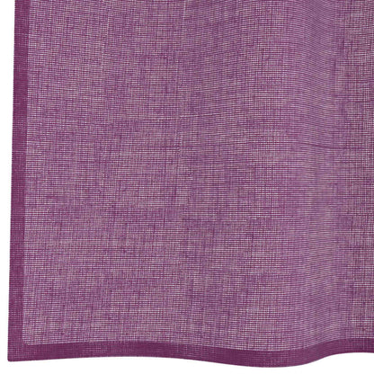 Tende in Voile con Occhielli 2 pz Viola 140x140 cm | homemem39